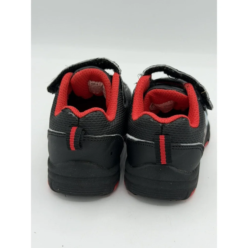 Vintage Sesame Street Toddler's Elmo & Cookie Monster Black Sneakers Size 5